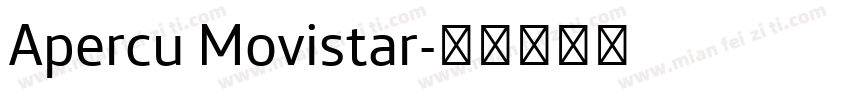 Apercu Movistar字体转换